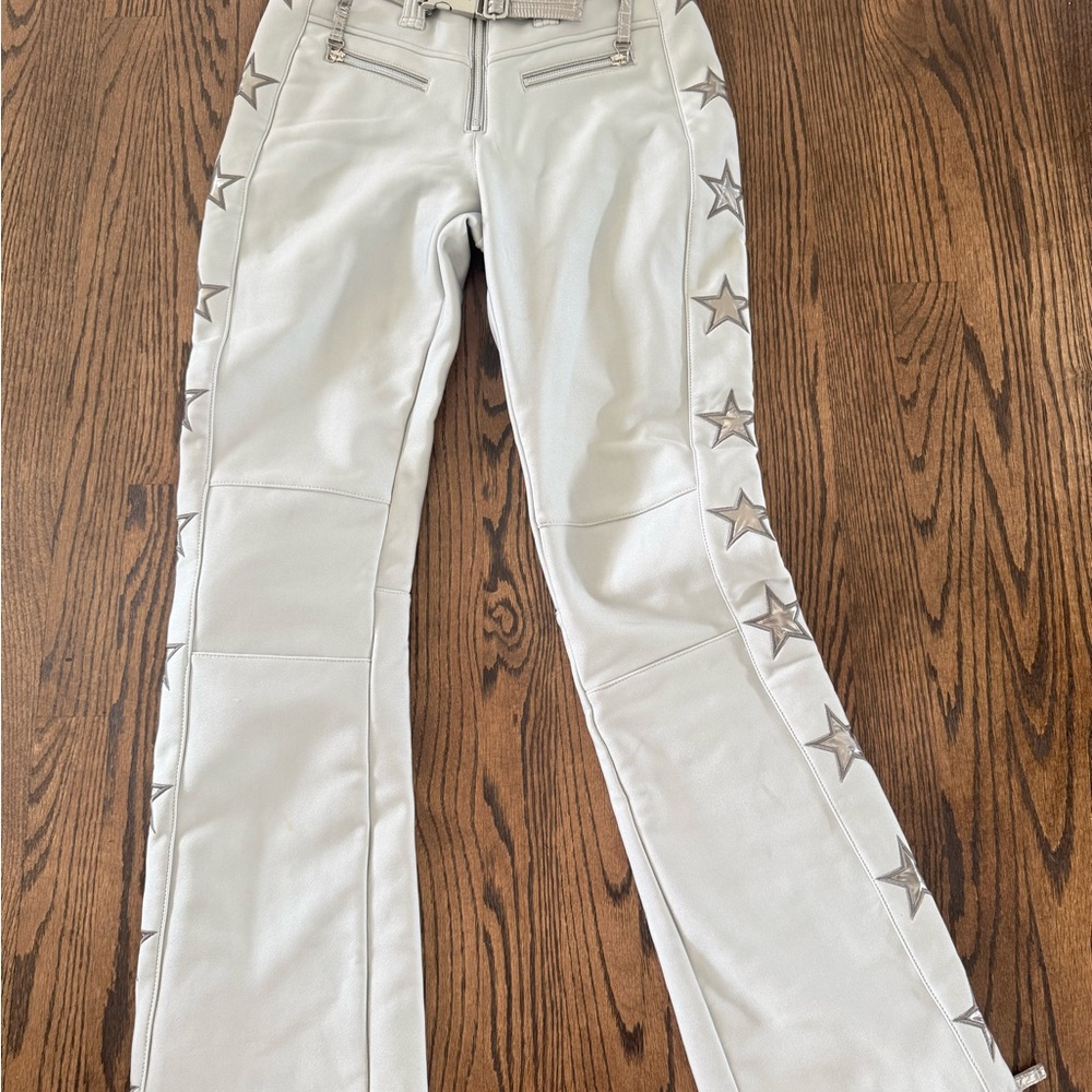 Jet Set Swiss Tiby Ski Pant in silver, size 3. New with tags.